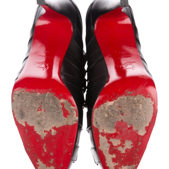 Christian Louboutin Nitoinimoi 120 Bandage Leather strappy Ankle Boot - size 40 - Picture 5 of 5